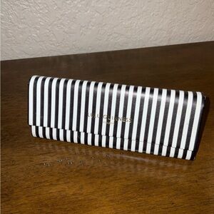 Lulu Guinness London Striped Glass Case NWOT